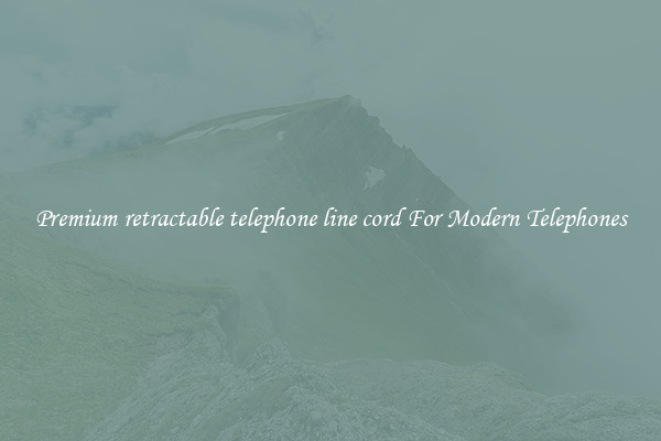 Premium retractable telephone line cord For Modern Telephones
