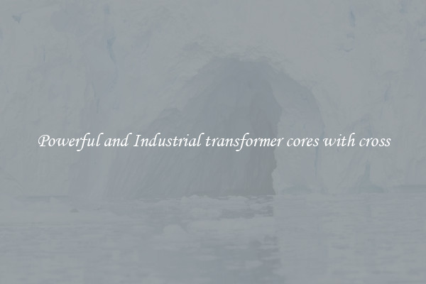 Powerful and Industrial transformer cores with cross