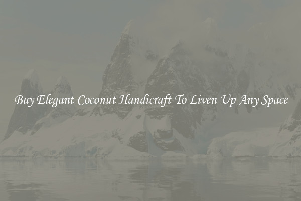 Buy Elegant Coconut Handicraft To Liven Up Any Space