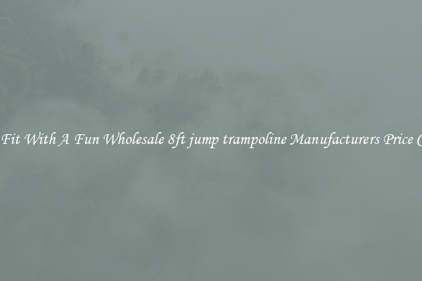 Keep Fit With A Fun Wholesale 8ft jump trampoline Manufacturers Price Cheap 