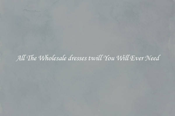 All The Wholesale dresses twill You Will Ever Need