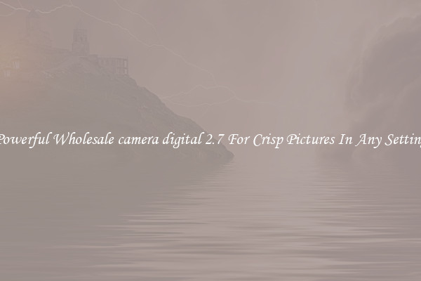 Powerful Wholesale camera digital 2.7 For Crisp Pictures In Any Setting