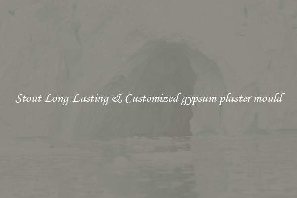 Stout Long-Lasting & Customized gypsum plaster mould