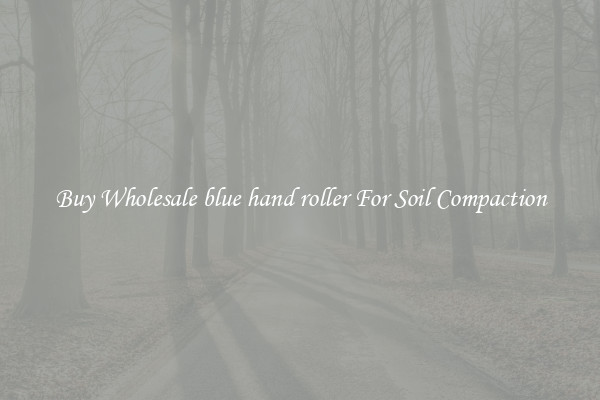 Buy Wholesale blue hand roller For Soil Compaction