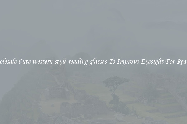 Wholesale Cute western style reading glasses To Improve Eyesight For Reading