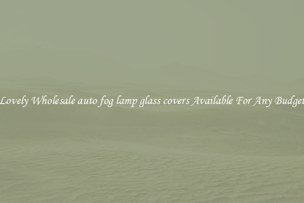 Lovely Wholesale auto fog lamp glass covers Available For Any Budget