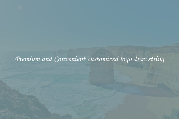Premium and Convenient customized logo drawstring