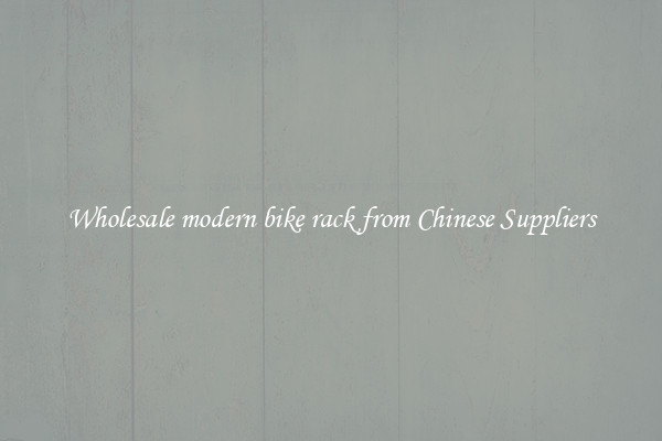 Wholesale modern bike rack from Chinese Suppliers